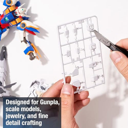 Beaditive Single Blade Nipper for Plastic Model - Plastic Sprue Cutter - Gunpla, Gundam Model, Scale Model Building (Angled) - style: Angled