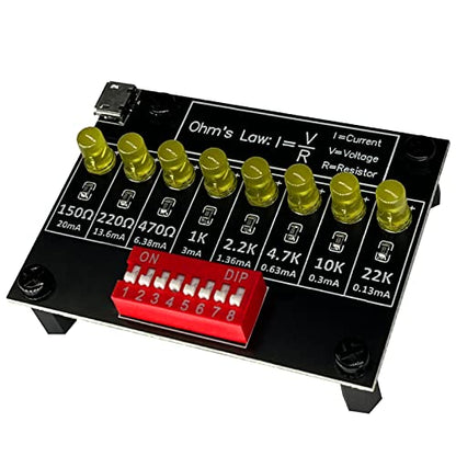 Soldering Practice Kit DIY Practical Electronic Circuit Project Resistor Training Board for Beginners