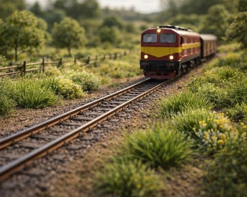 DS. DISTINCTIVE STYLE 110 pcs Static Grass Tufts Model Grass for Train Railway Diorama Scenery Artificial Grass Terrain Kit Miniature Bushes Wargaming