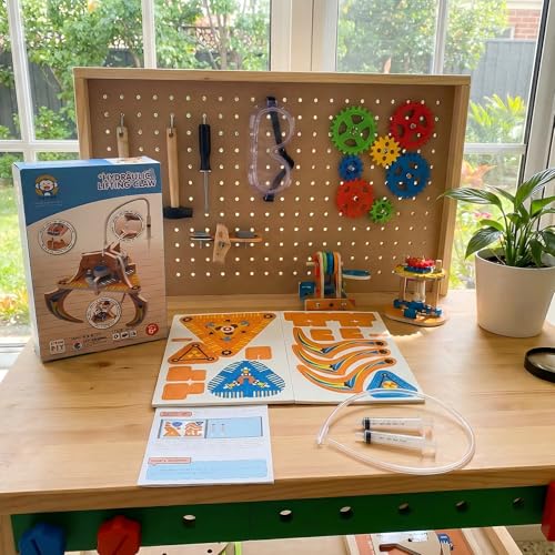 STEM Science Kit Hydraulic Claw, Engineering Toy, Teach Hydraulic Principle - style: Hydraulic Claw