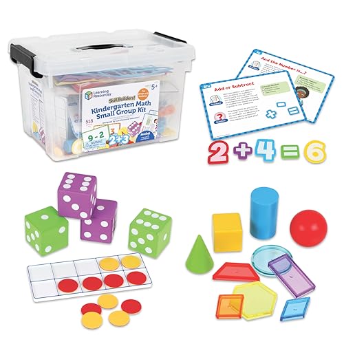 Learning Resources Skill Builders Kindergarten Math Small Group Kit - style: Skill Builders Kindergarten Math Small Group