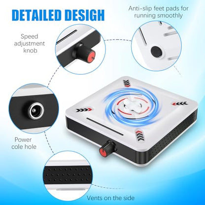 Feekoon 3000 RPM Magnetic Stir Plate with 5 Stir Bar and 1 Bar Retriever, Magnetic Mixer Stirrer Max Stirring Capacity 3000ml for Lab Brewing (No Heating)