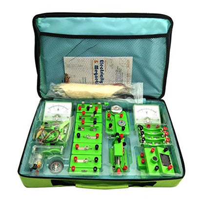 EUDAX School Physics Labs Basic Electricity Discovery Circuit and Magnetism Experiment Kits for High School Students Electromagnetism Elementary Electronics (Pack of 2) - size: Medium (Pack of 2)