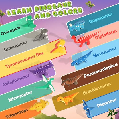 Aestd-ST Air Dry Clay Kit - Dinosaur Theme, Modeling Clay for Kids - color: Dino DNA Explorers