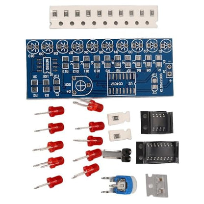 5Pcs Water Flowing Light LED Module Driver Kit NE555 + CD4017 DIY Electronic Circuit Board 54 x 21mm(5Pcs NE555+CD4017)