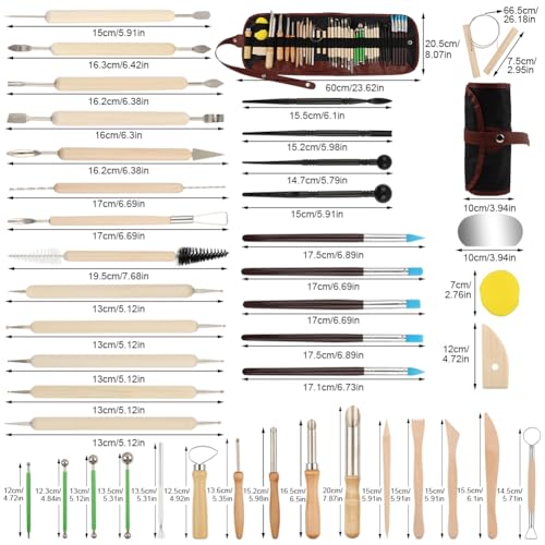 42Pcs Clay Sculpting Tools Kit