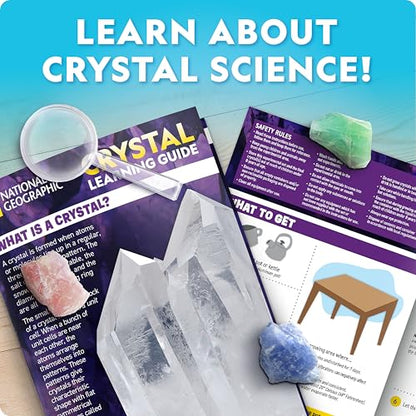 National Geographic Mega Crystal Growing Kit with 8 Crystals Ages 8-12 - style: 8 Crystal Lab