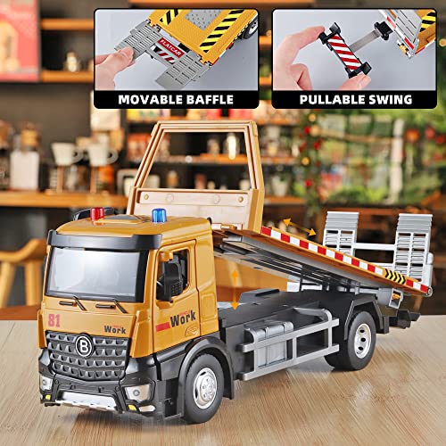OANMYJJO Construction Truck Toys for Boys, Diecast Kid Play Tow Truck - color: Tow Truck