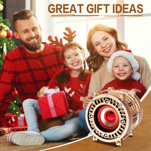 DIY Bluetooth Speaker Kit for Kids, STEM Electronic Project, Build Your Own - color: Red