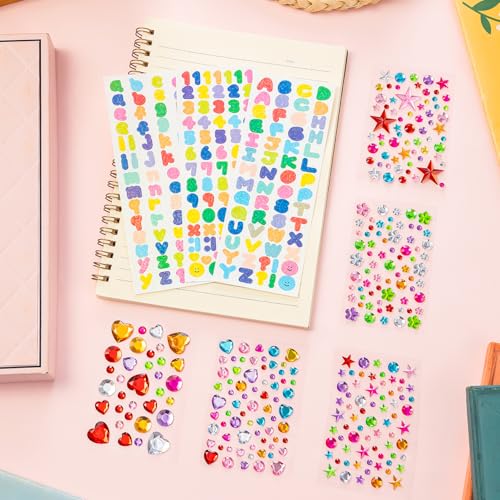 Gold Paper Crowns, Diy Birthday King Crowns Craft to Decorate, Paper Prince Princess Crown Hats for School Classroom - style: 18 (10 Crowns+8 Sticker Gems)