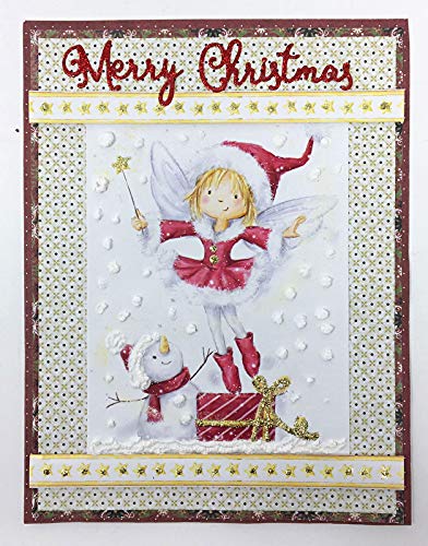 Paper Wishes – Dazzles Stickers Collection | Unique Stickers for Scrapbooking, Cardmaking, Gifts and All of Your DIY Crafting, Art and Creative Projects - Inspiration at Your Fingertips - color: Merry Christmas