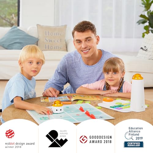 Coding Robot Set for Kids 4+, Screen-Free STEM Programming Toy