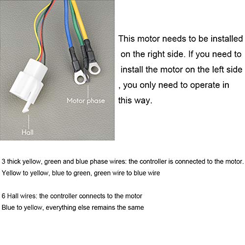 Electric Brushless DC Motor Kit,48V 2000W Motor,33A Controller,LCD Throttle - size: 48V 2000W, style: Complete Motor Kit
