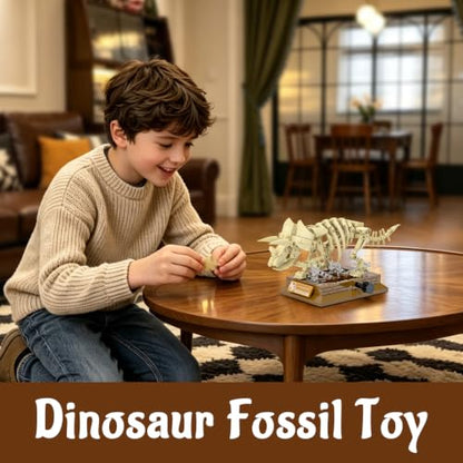 Dinosaur Fossil Building Sets, Mechanical Dino Skeleton Model - color: Dinosaur