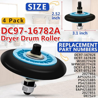 DV42H5200EP/A3 DV42H5200EW/A3 Dryer Roller Belt Kit Fit For Sam-sung