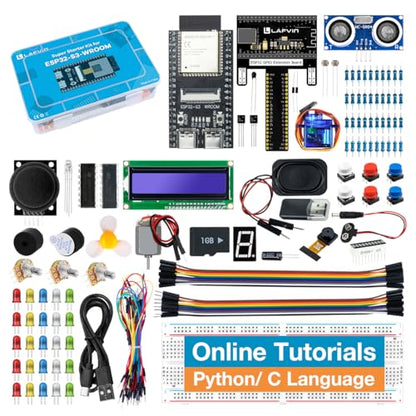 LAFVIN Super Starter Kit for ESP32-S3-WROOM Support MicroPython & C/C++