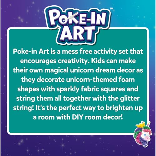 Skillmatics Poke-in Art – Magical Unicorns, Wood Craft Kit, Gift for Kids - style: 4. Unicorn Dream Décor