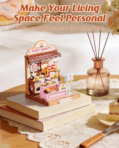 Rolife Sweetie's Donut Shop DIY Miniature House Kit - color: Sweetie's Donut Shop