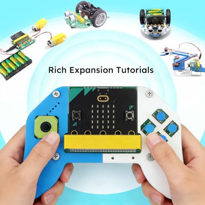 microbit Smart Robotic Arm Kit, 4DF Programmable Mechanical Arm Building Kit for Ages 14 and up to Learn Coding, Science & Engineering, Micro:bit v2 and AA Batteries not Included
