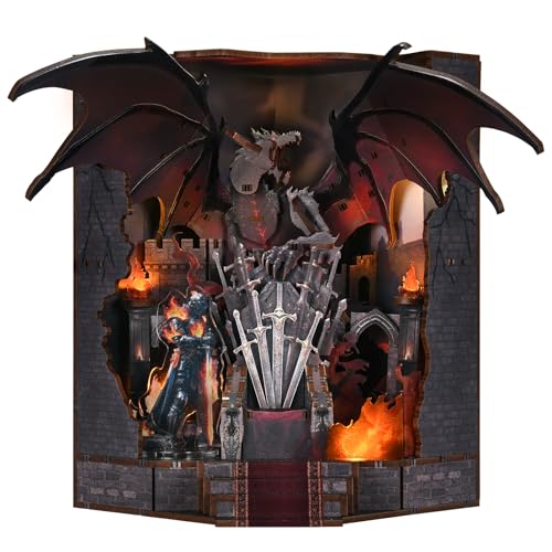 CCCDF Throne of Blades Book Nook Kit, Beginner 3D Wooden Puzzle for Adults - color: Throne of Blades