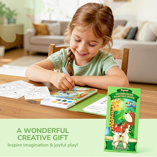 JoyCat Pocket Paint with Water Coloring Books for Kids - style: 1 Pack - Animals