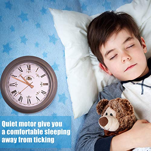 Mudder 4 Pcs Clock Mechanism Replacement Kit, Fit for 12 Inch Clock,20 mm - size: Fit for 12 Inch Clock,20 mm