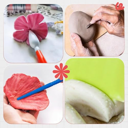 19 Pcs Clay Sculpting Tools, Polymer Clay Tools & Air Dry Clay Accessories - size: Pack of 19