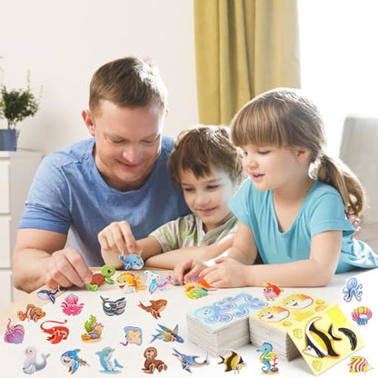 FOIMAS 3D Ocean Puzzles for Kids,30 Pack Educational Ocean Puzzle Shark Dolphin Turtle Octopus for Kids Classroom Prize Gifts Party Favor Supply - style: Ocean
