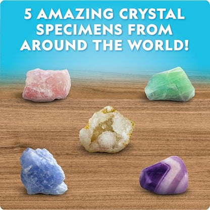 National Geographic Mega Crystal Growing Kit with 8 Crystals Ages 8-12 - style: 8 Crystal Lab