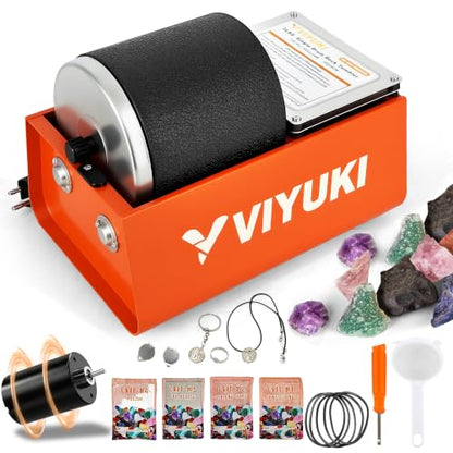 Rock Tumbler Kit- 3 Lb Extra Large Capacity Barrel - style: 3LB