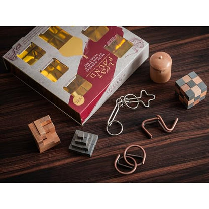 Professor Puzzle Seven Wonders of The World - 7 Piece 3D Brainteaser Set - style: 7 Wonders