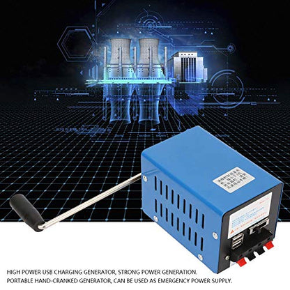 USB crank generator, hand crank power generator, portable mobile emergency power generator, manual power supply, emergency charger, for camping, outdoor, garden generators