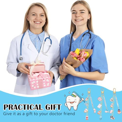 CraftyDream 558 Pcs Pharmacy Technician Gifts Charms for Keychain Making - style: Pharmacist