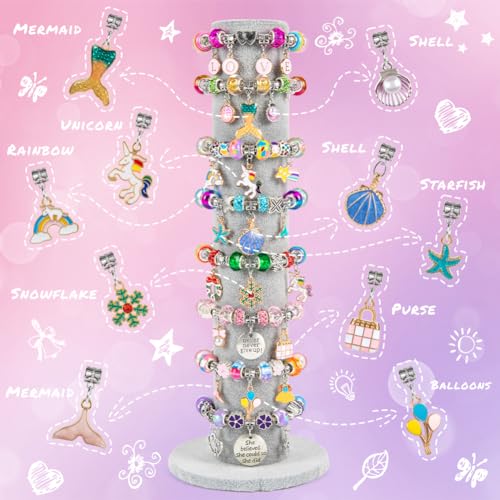 Sofier Jewelry Bracelet Making Kit for DIY Beads Charms Set Teen Gifts - color: Jewelry Box