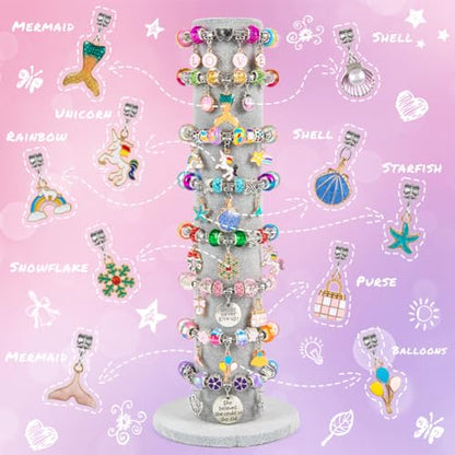Sofier Jewelry Bracelet Making Kit for DIY Beads Charms Set Teen Gifts - color: Jewelry Box