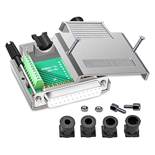 DB25 Solderfree Serial to 25 pin Terminal Thinner Female Adapter - style: Female Metal