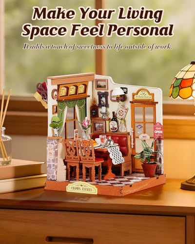 Rolife Restaurant DIY Miniature House Kit - color: Elysees Bistro