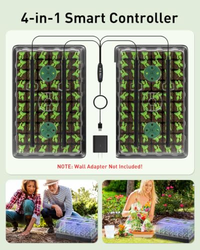 Pawfly 2 Pack Seed Starter Kit, 120 Cells, Seed Starter Trays - size: 120 Cells