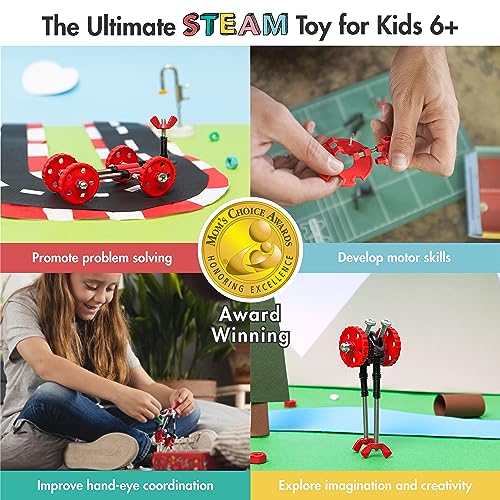 The Off Bits Vehicle Stem Building Toys, Educational Build Your Own Robot Toy for Kids Age 6 7 8 9+ Year Old Boys & Girls, Stem Engineering Kit, Construction Toys Steam Gift Ideas - FormulaBit