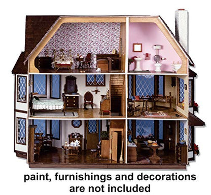 Greenleaf Harrison Dollhouse Kit - 1 Inch Scale