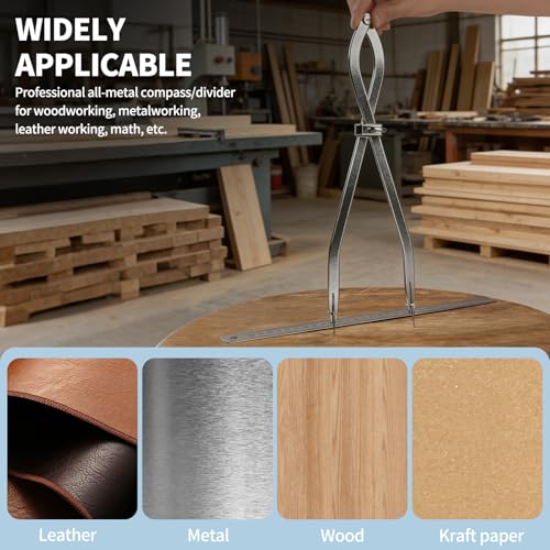 16" Radius Divider Tool (2pcs), Wing Divider Scriber Marking Tool - size: 16 in（2ps）