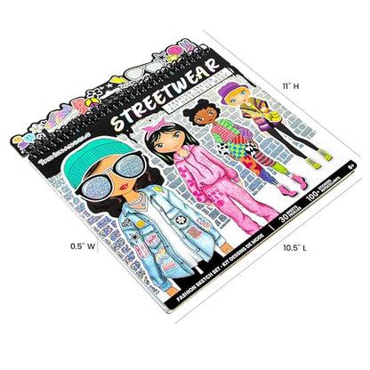 Fashion Angels Streetwear Design Portfolio - color: Streetwear Design