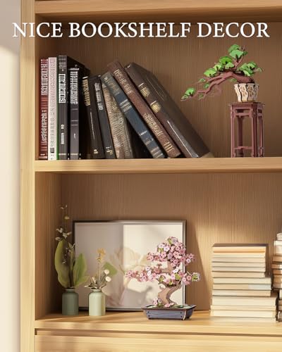 3D Wooden Puzzle for Adults - Evergreen Pine Bonsai, DIY Wood Model Kit, Creative Craft Kit, Unique Gift and Home Decor for Nature Lovers (115PCS)