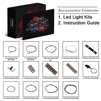 BrickBling LED Light for Lego 10307 Eiffel Tower Model Building Kit; Creative Lights for Lego Eiffel Tower (Bricks Not Included) - style: Classic Version Light