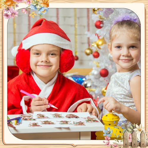 Remuuly 30 Pcs Christmas Diamond Painting Magnets Diamond Art Kit for Adult - color: Highland Cow
