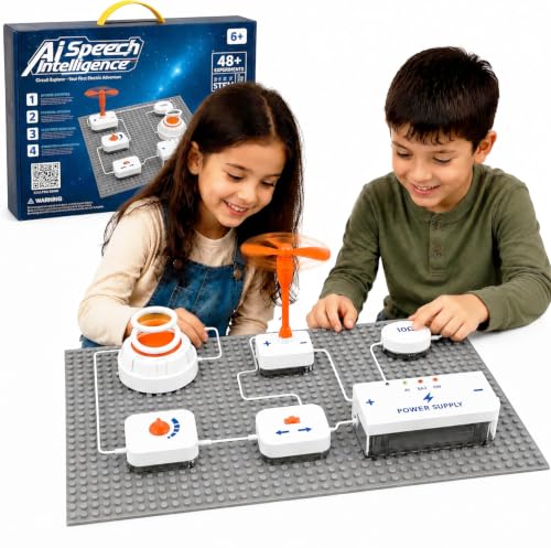 STEM Science Kit for Kids, Electronics Circuit Exploration Toy, 22 PCS - size: Small - 48+ Projects