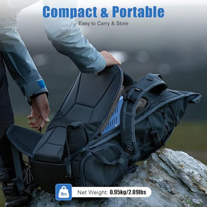 20W Hand Crank Generator, Portable Emergency Backup USB Charger for Camping