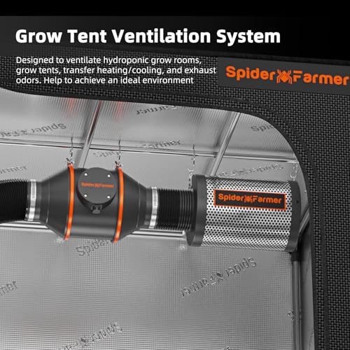 Spider Farmer 2x2ft Grow Tent Kit with GGS Controller Automatic Grow System - size: 24"x24"x55"-GGS Controller