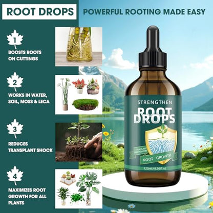 Root Drops, Liquid Rooting Hormone for Cuttings- Fast Propagation Drops