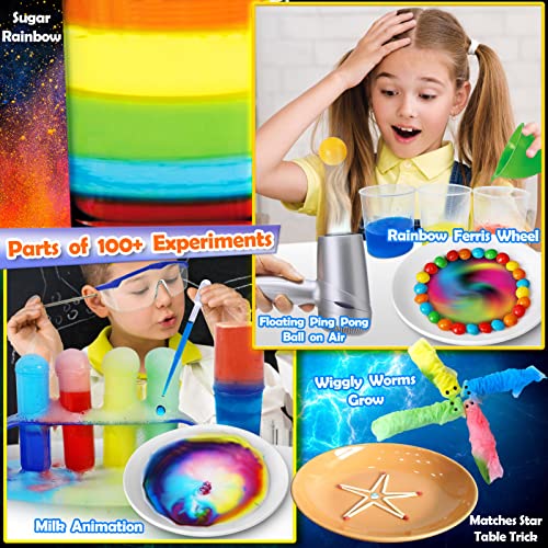 UNGLINGA 100+ Science Lab Experiments Kit for Kids - style: Science Kit with 100 Experiments